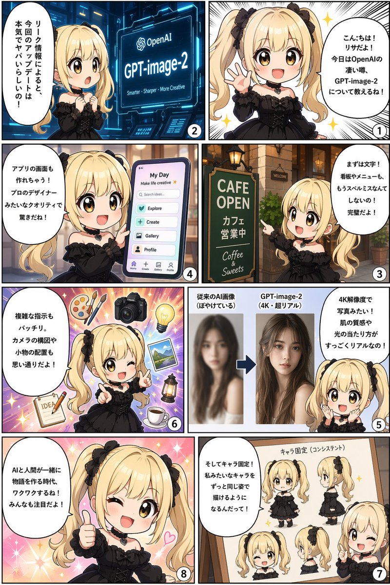 Manga Spiegazione Funzionalità AI 8 Pannelli