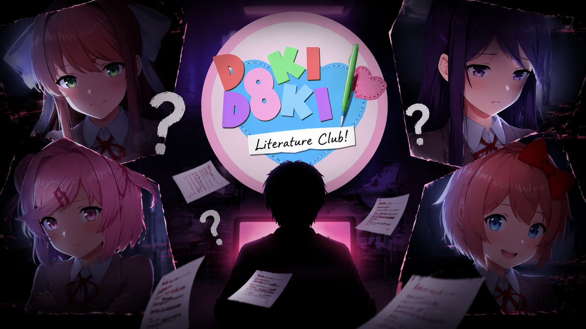 Visual Novel Psychological Horror Concept Art