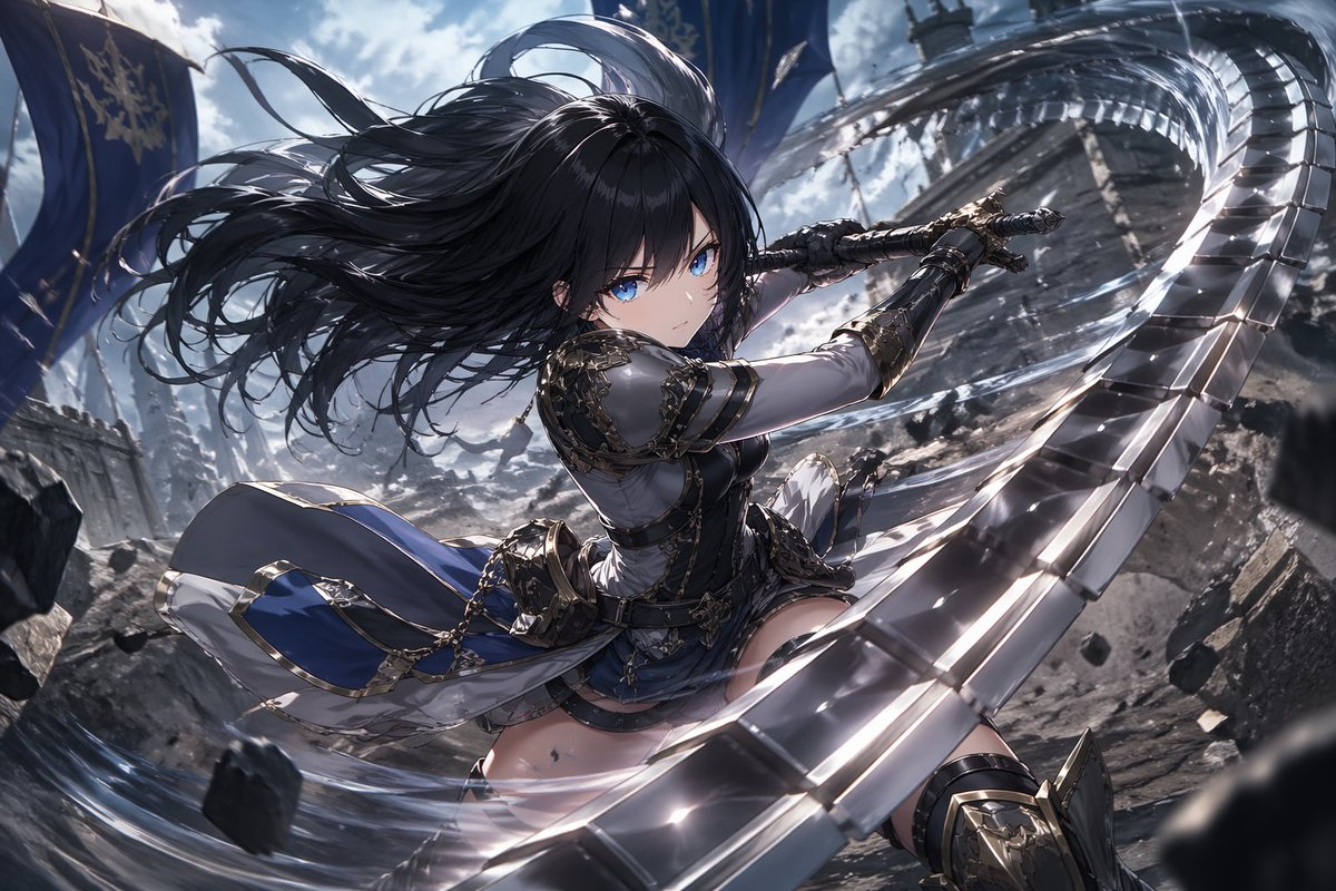 Kılıç Kırbacı Olan Anime Savaşçısı