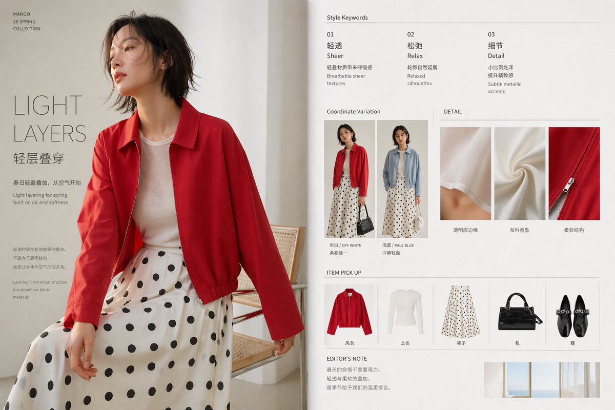 Minimal Spring Fashion Editorial Board (1/2)