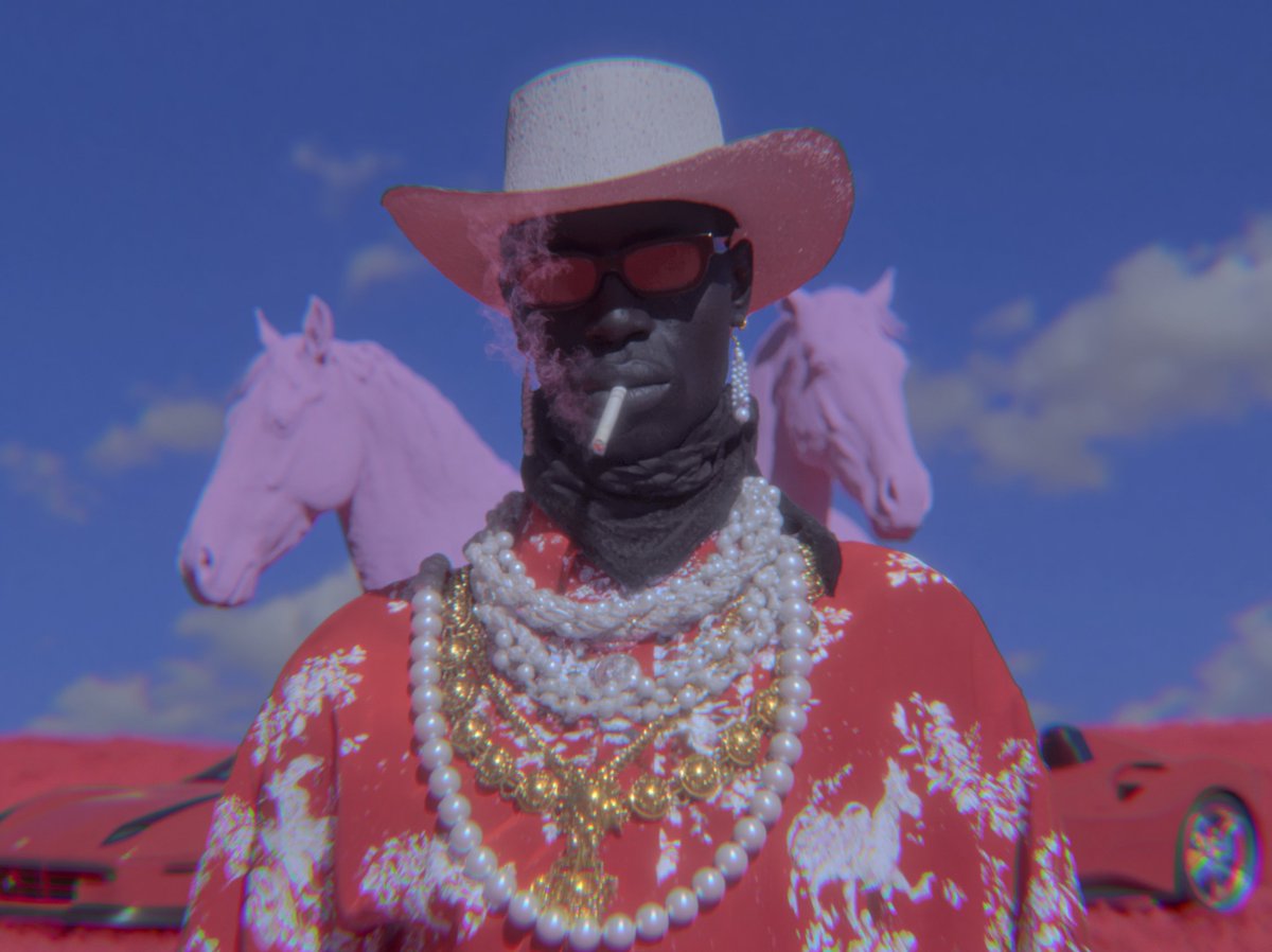 Surreal Cowboy Fashion Portrait (1/2)