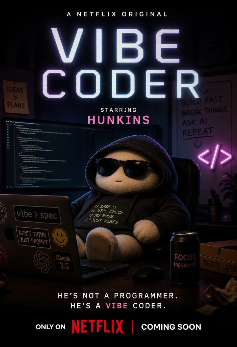 Netflix Tarzı Vibe Kodlayıcı Posteri