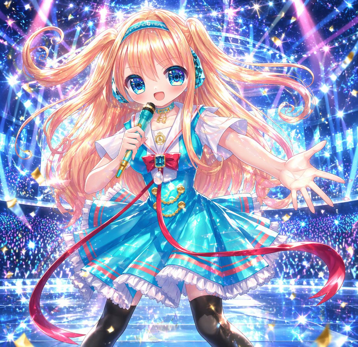 Parlayan Anime İdol Konser Portresi