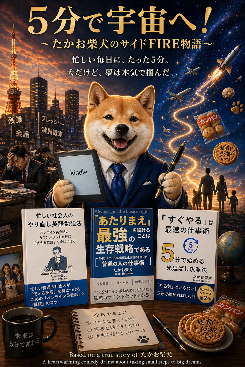 Shiba Inu Space Dream Poster