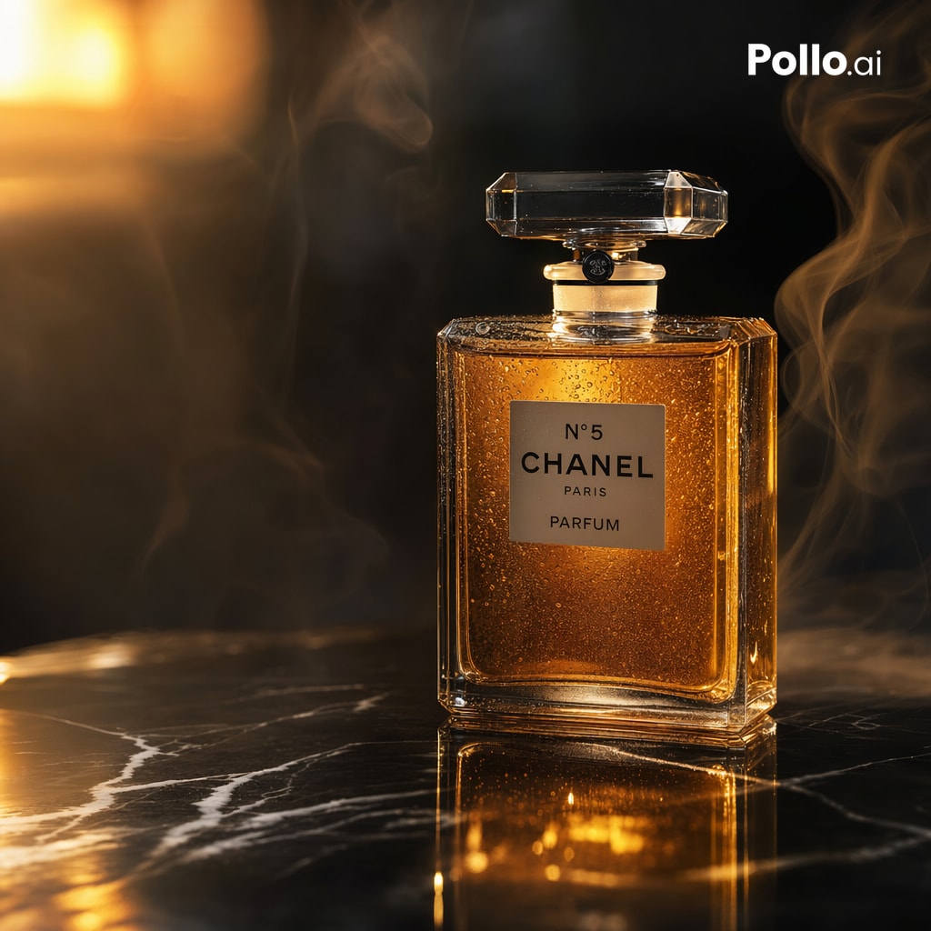 Luxury Amber Perfume Ad (1/2)