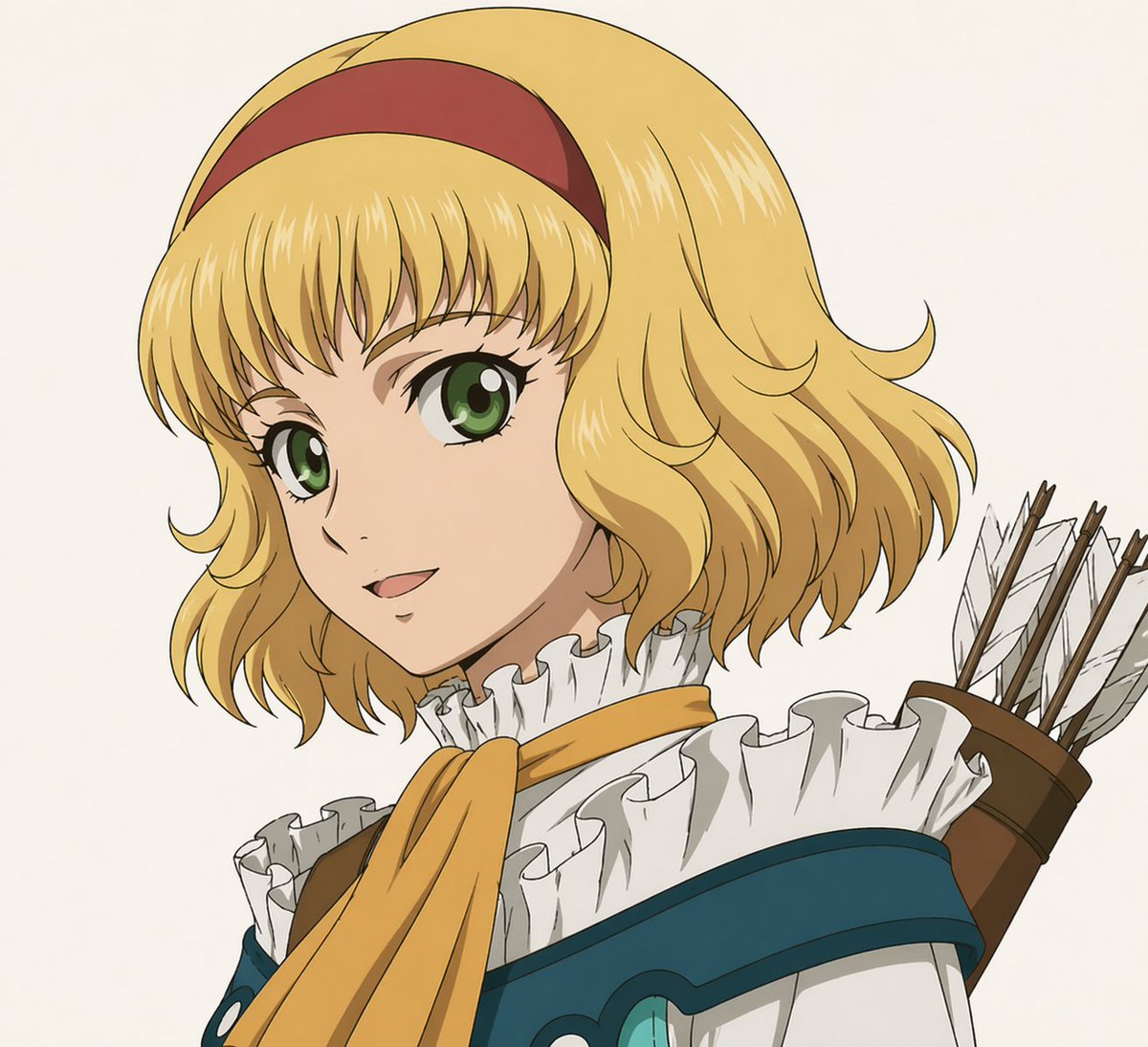 Portrait d'Archer Anime Visage Censuré