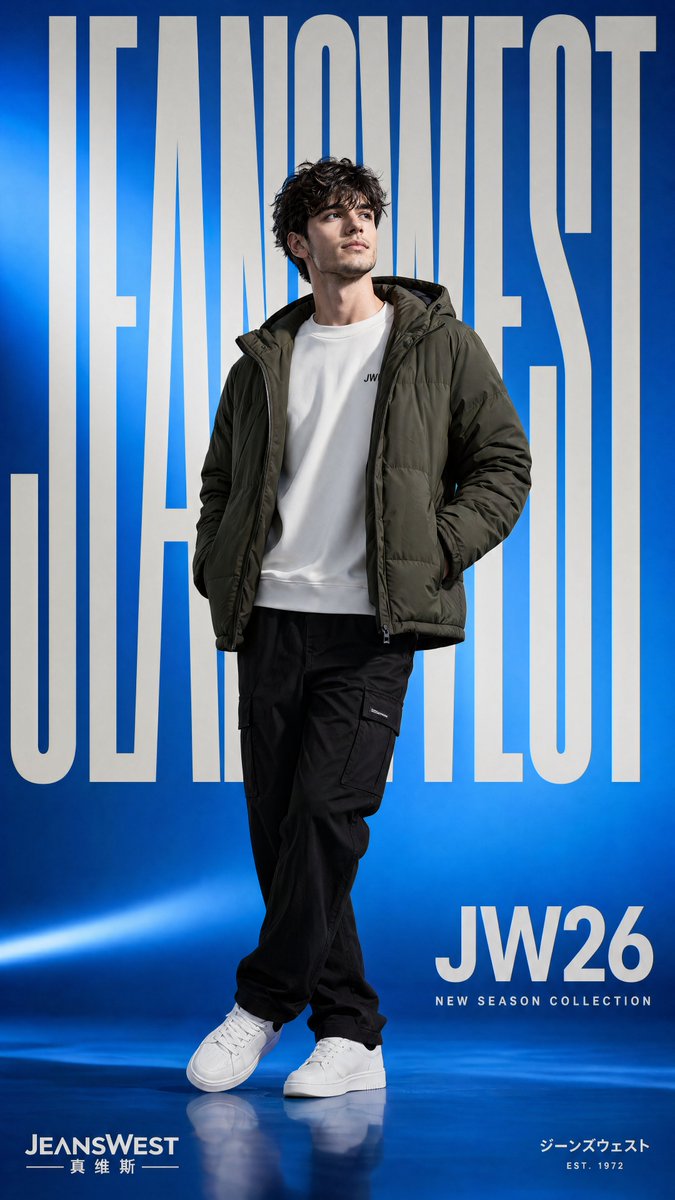 Affiche de campagne de mode streetwear