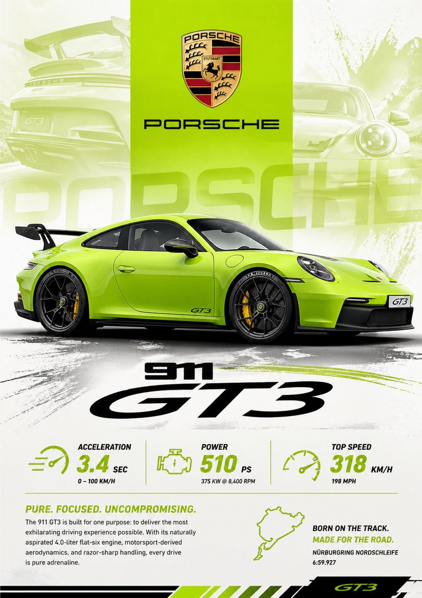 Vibrant Automotive Poster Design