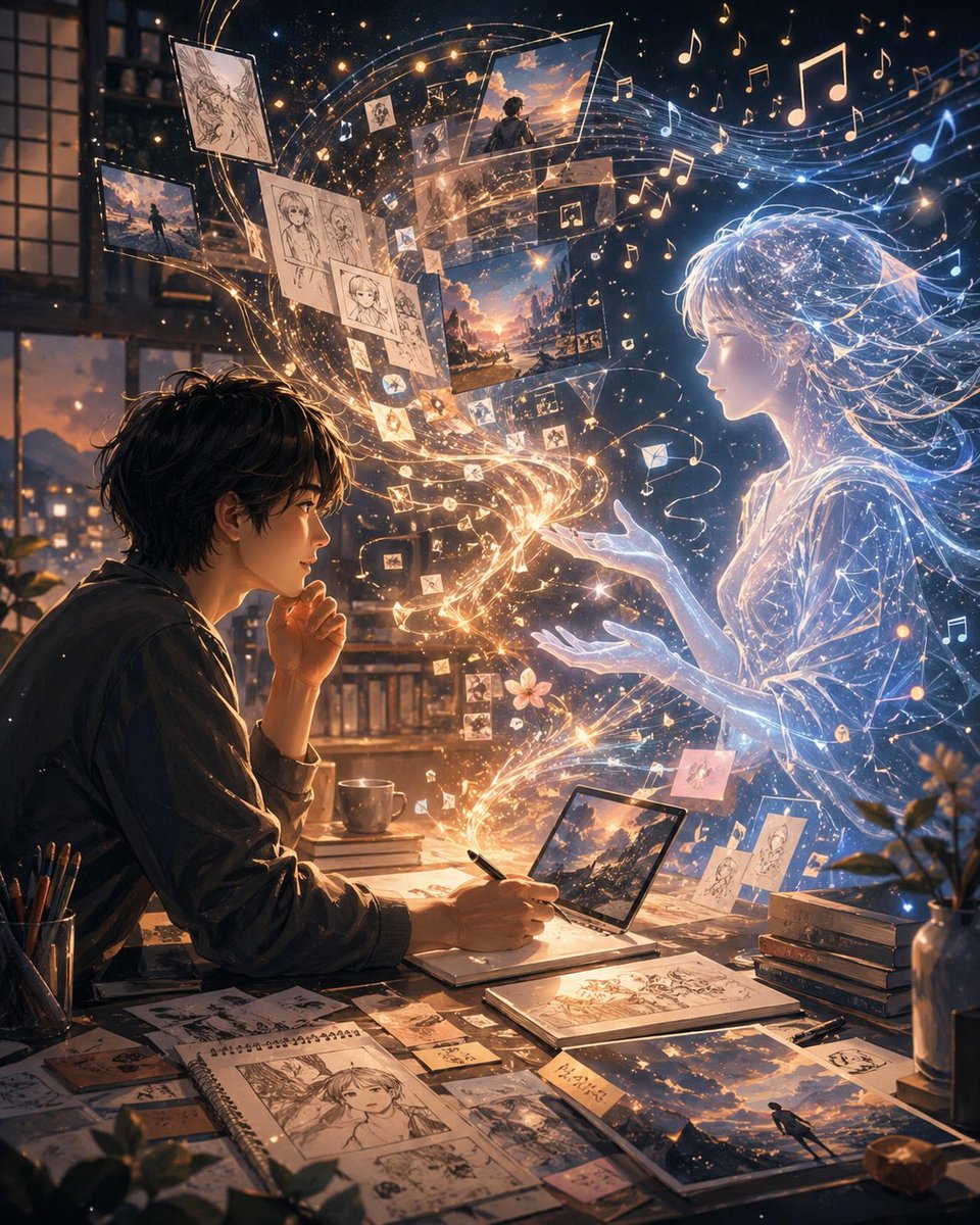 Artiste et Muse Éthérée la Nuit