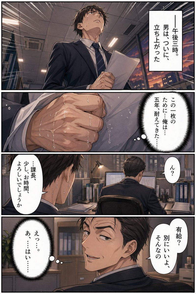 Business Office Manga-Seite