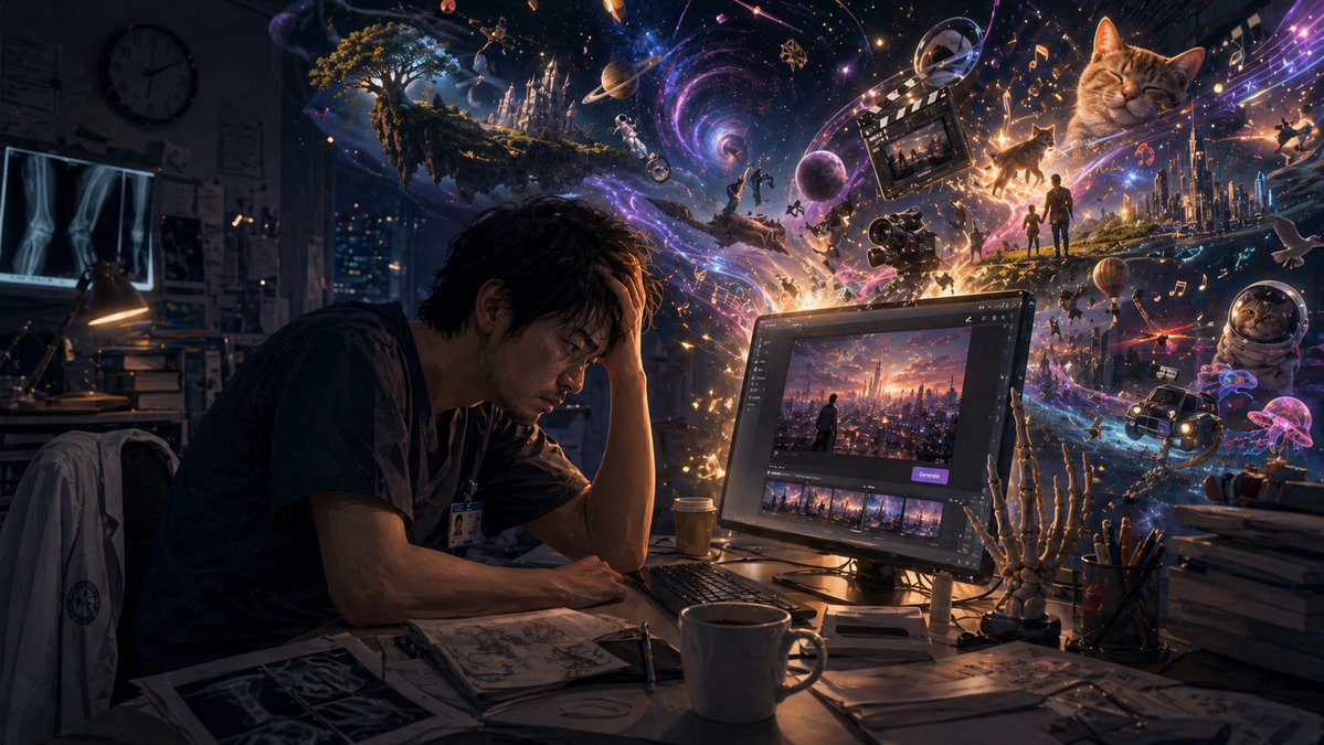 Sovraccarico creativo oscuro di notte