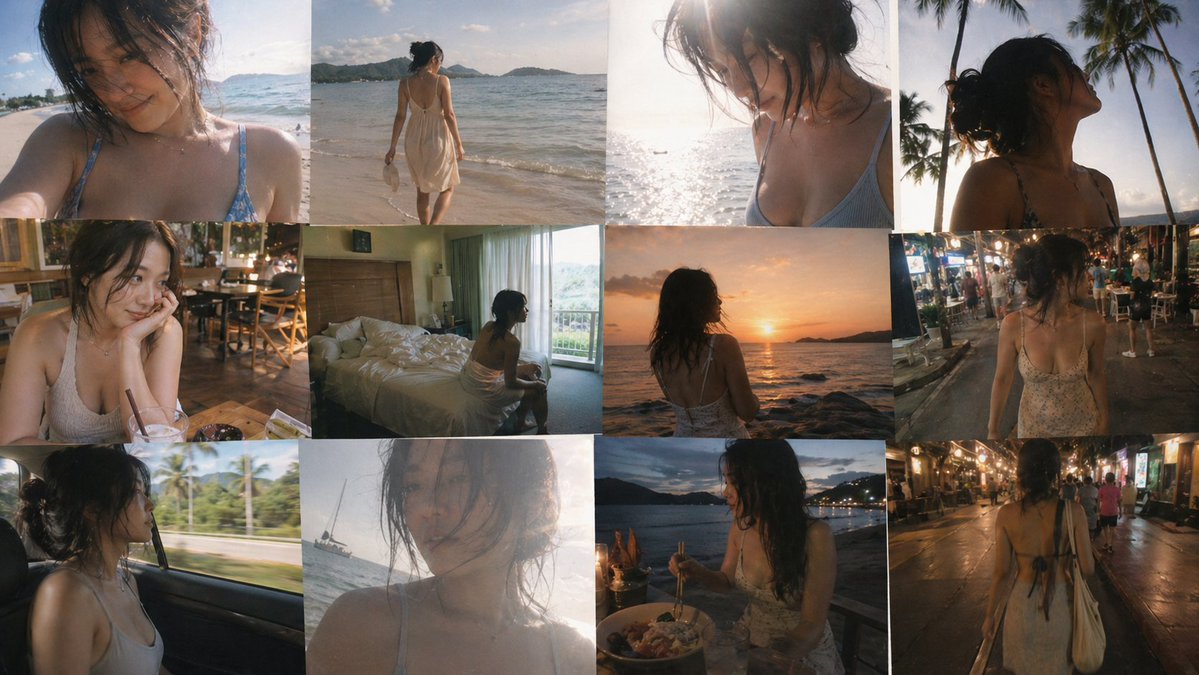 Prompt Collage Snapshot Viaggio