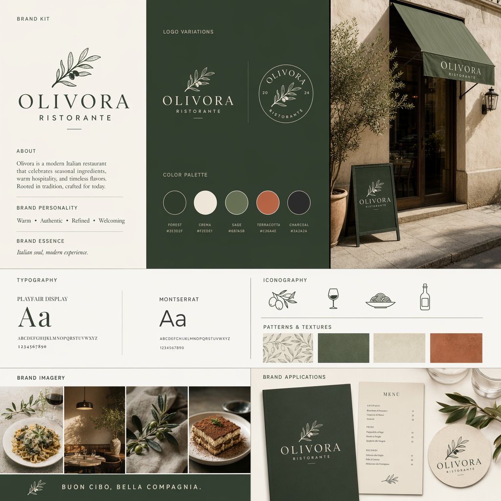 Tavola Kit Brand Ristorante Italiano