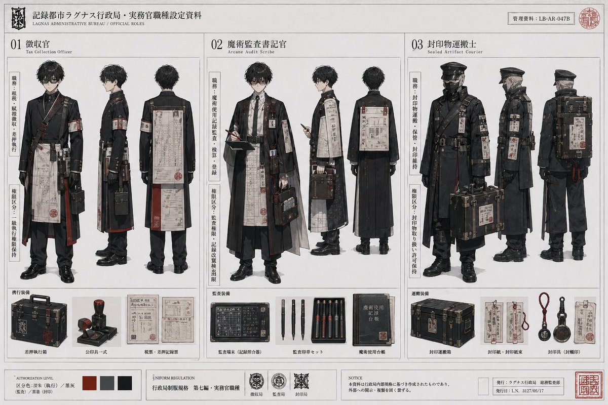 Dark Fantasy Bureau Role Sheet