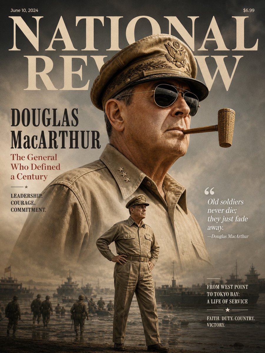 Katmanlı MacArthur Dergi Kapağı