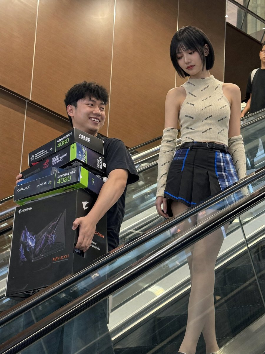 Candid Mall Shopping Snapshot (1/2)
