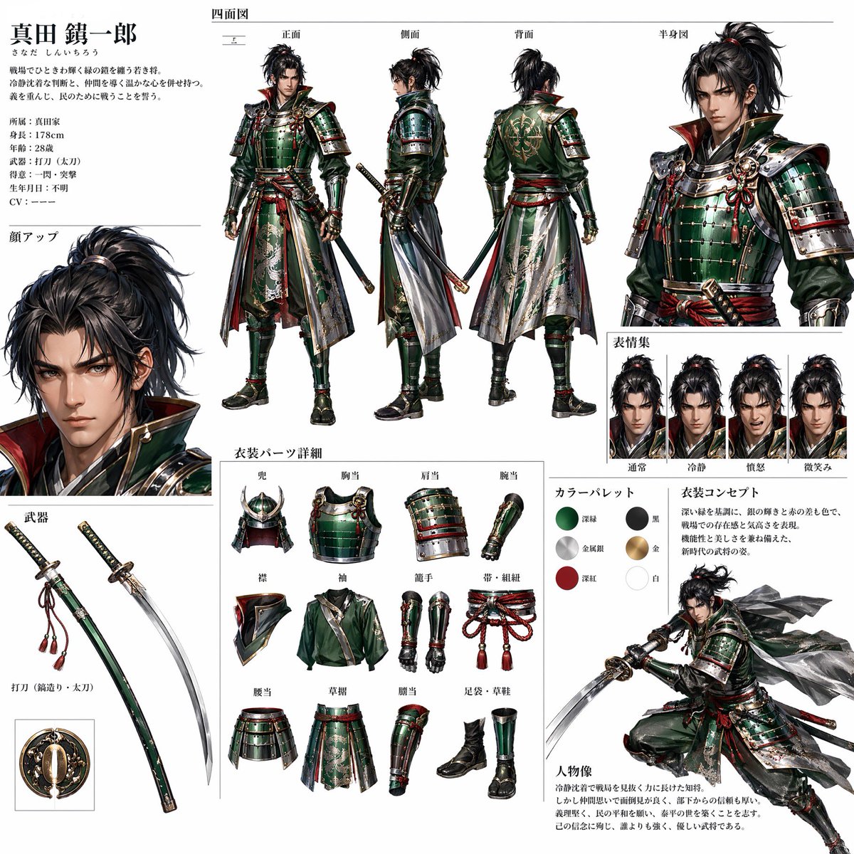 Scheda Personaggio Samurai Ginger Ale