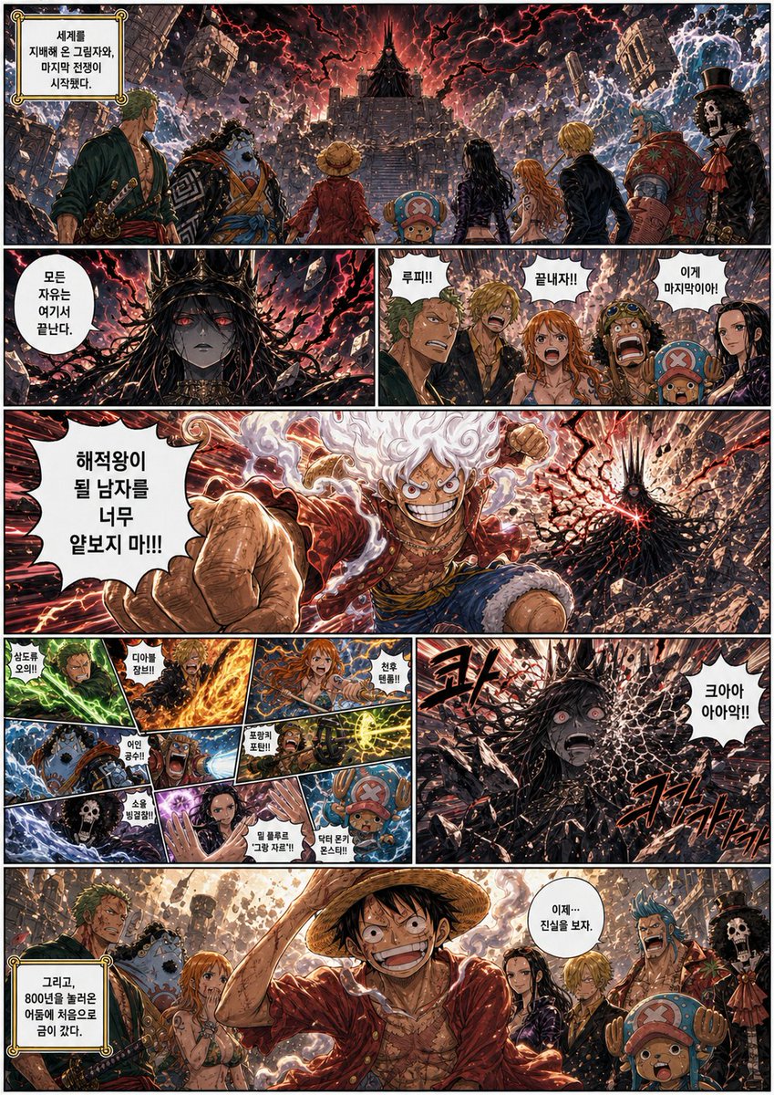 Pagina Battaglia Finale One Piece Manga