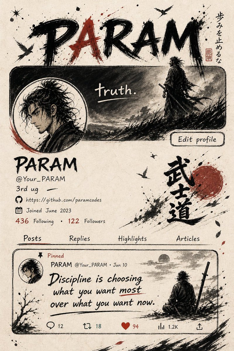 Samurai Ink Social Profile
