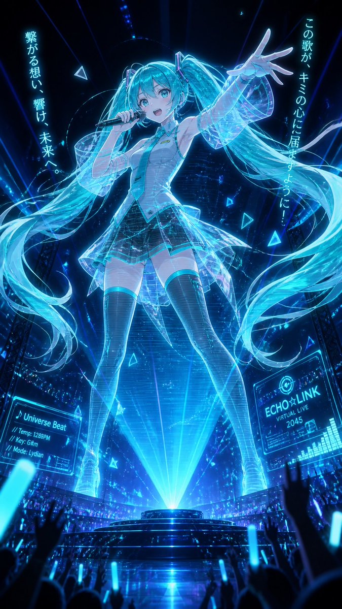 Holographic Miku Cyber Concert