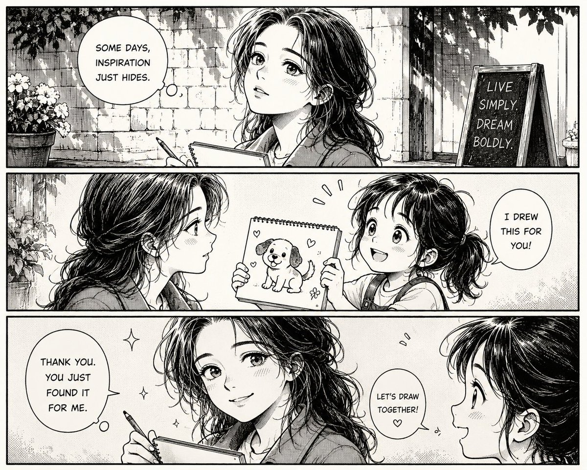Retro handgezeichneter Manga-Comic-Transformation