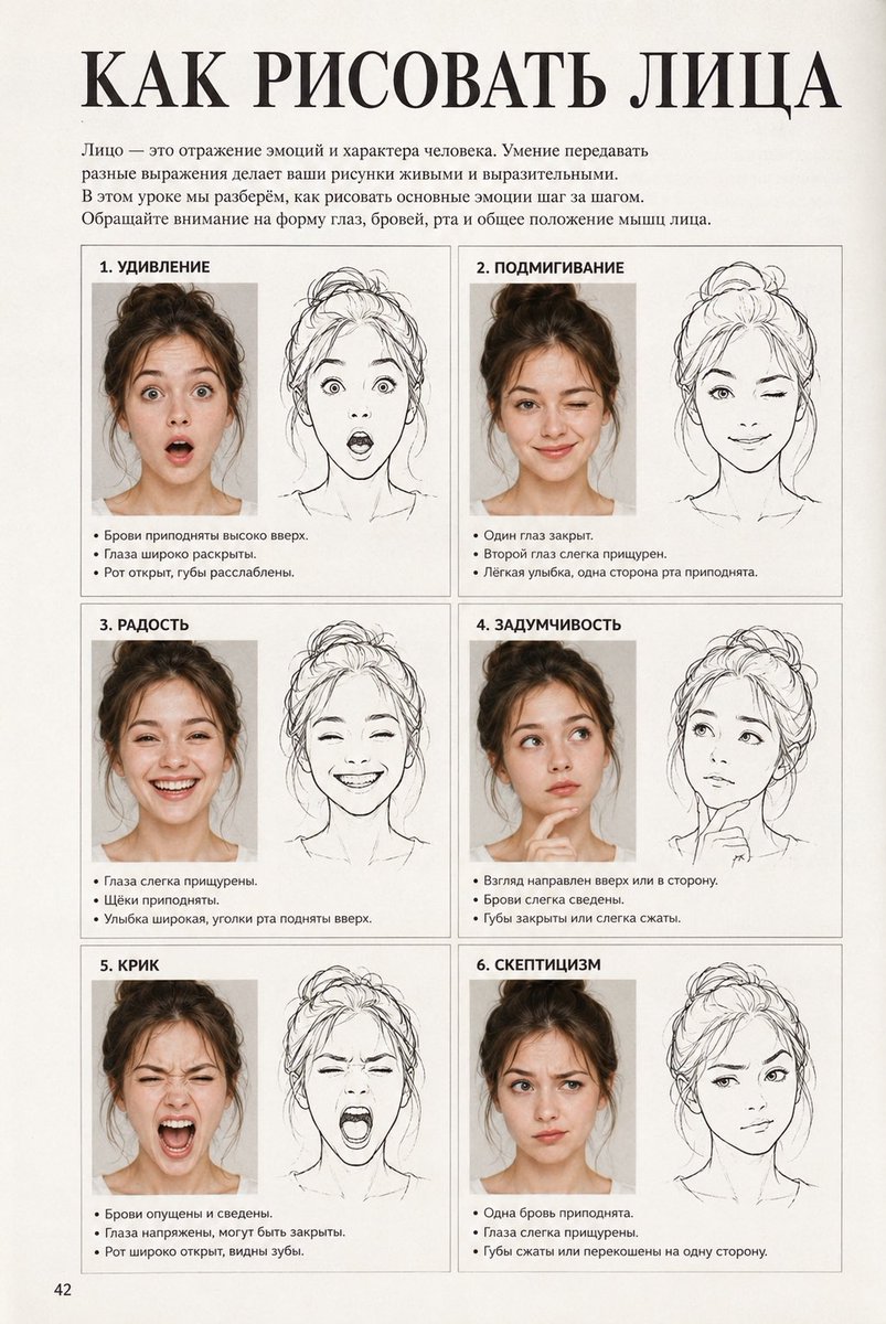 Vintage Russian Face Drawing Lesson (1/2)