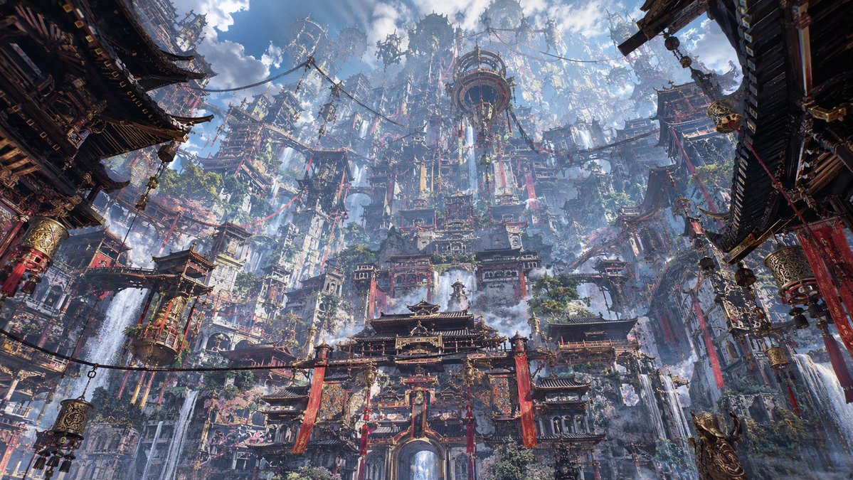 Cidade Templo Celestial Maximalista