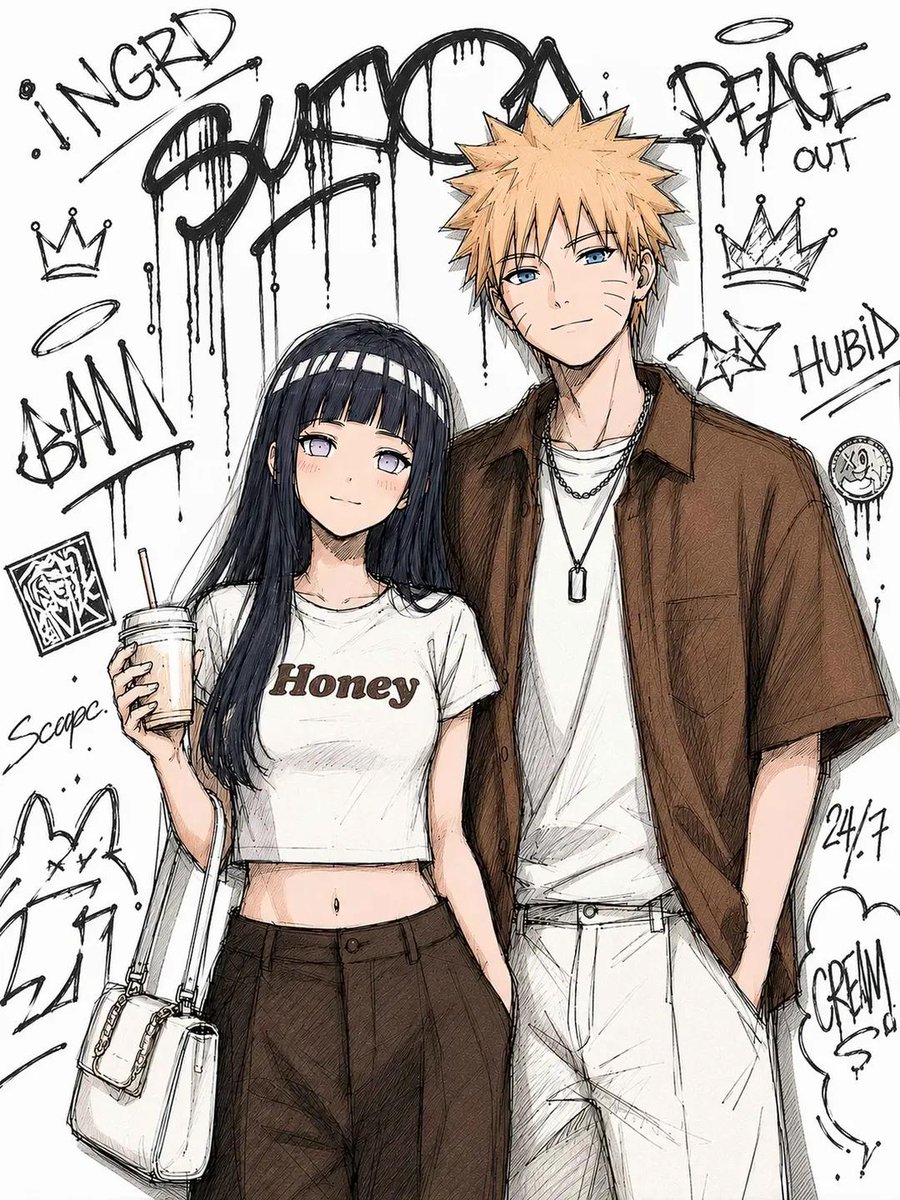 Arte de Anime de Moda de Rua de Tóquio (1/4)