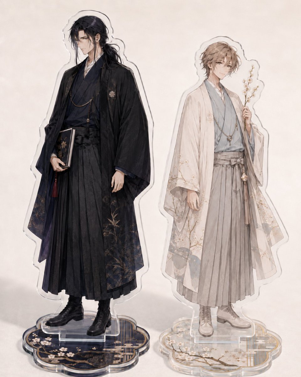 Two Kimono Acrylic Standee Characters