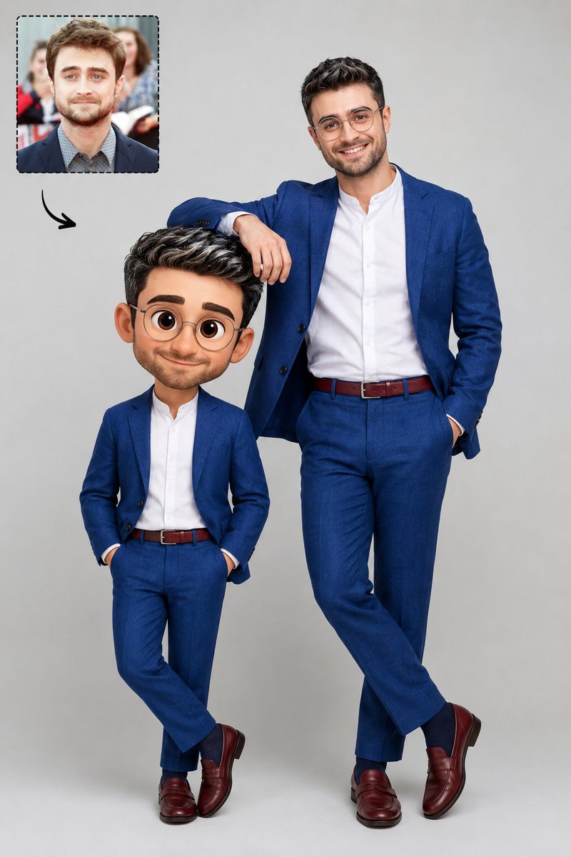 Transformation de la vie réelle en avatar Pixar
