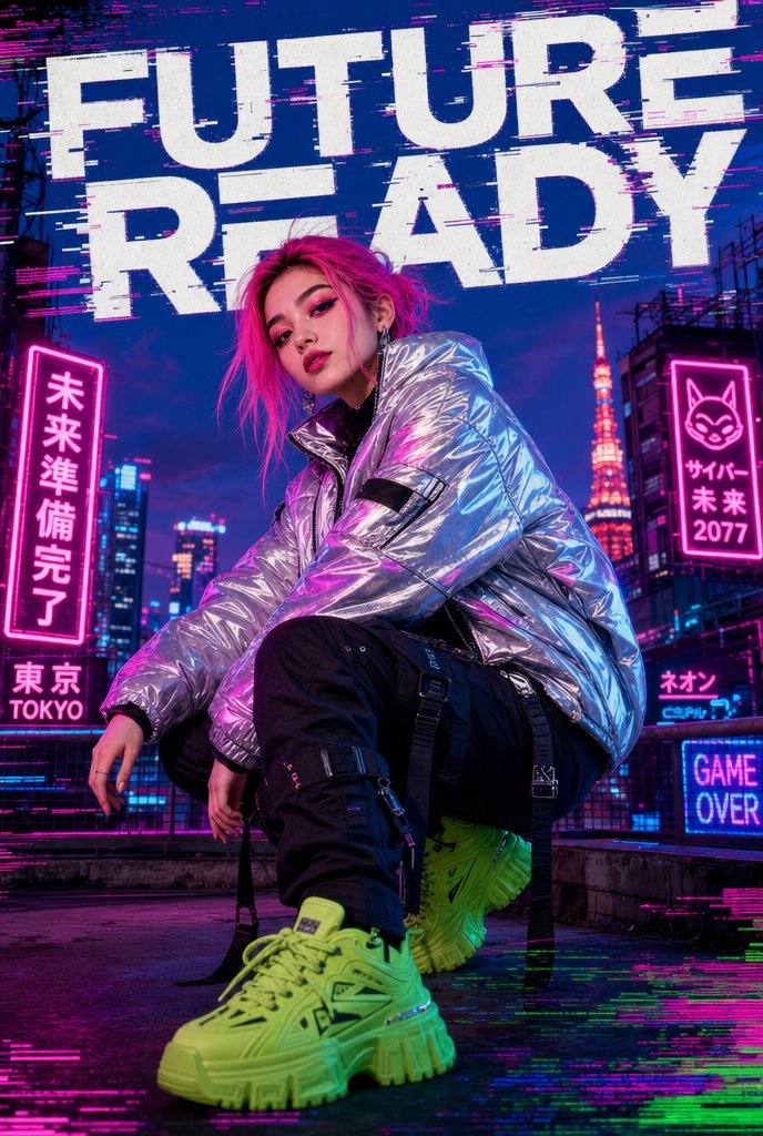 Cyberpunk Future Ready Mode Poster