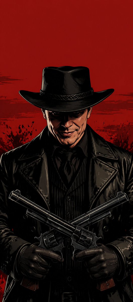 Gesichtsloser Outlaw Graphic Novel Poster