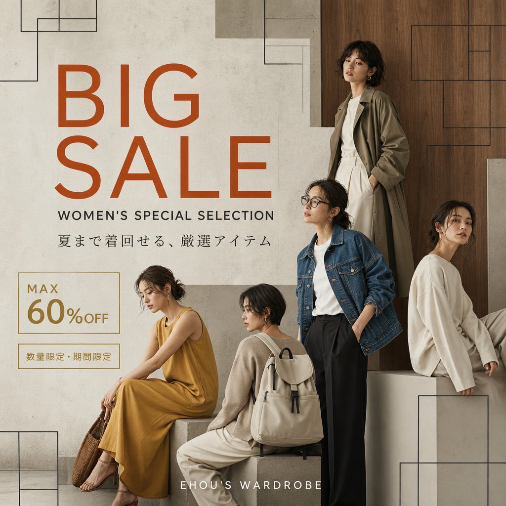 Women's Big Sale Fashion Poster (1/3)