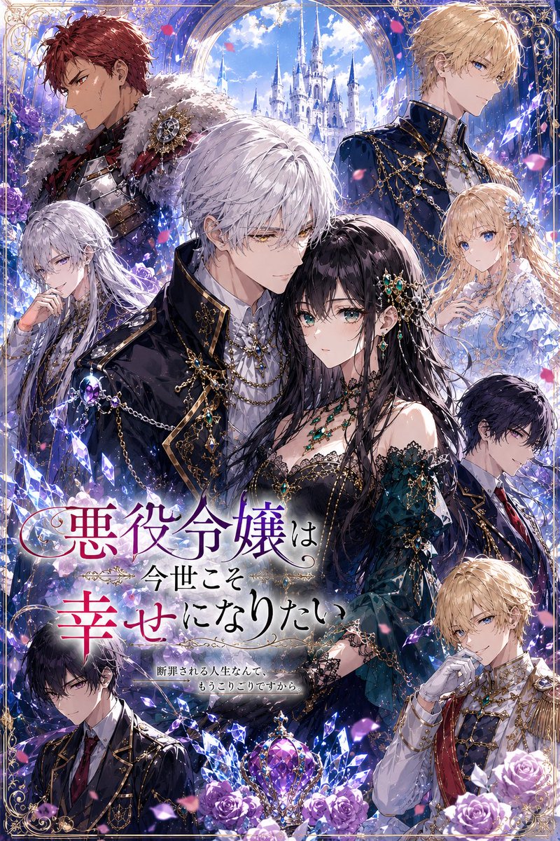 Copertina di romanzo fantasy villainess