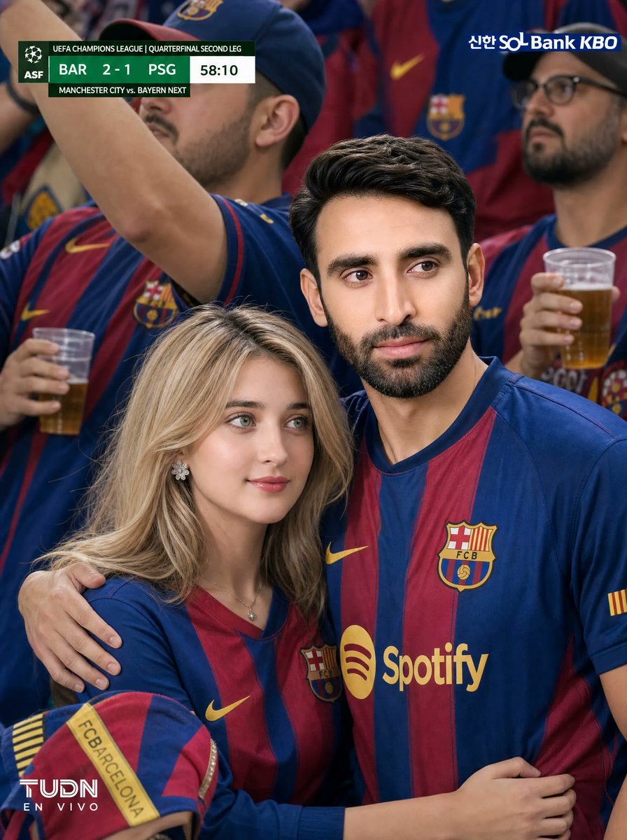 Barcelona Fans Stadion Übertragungsfoto