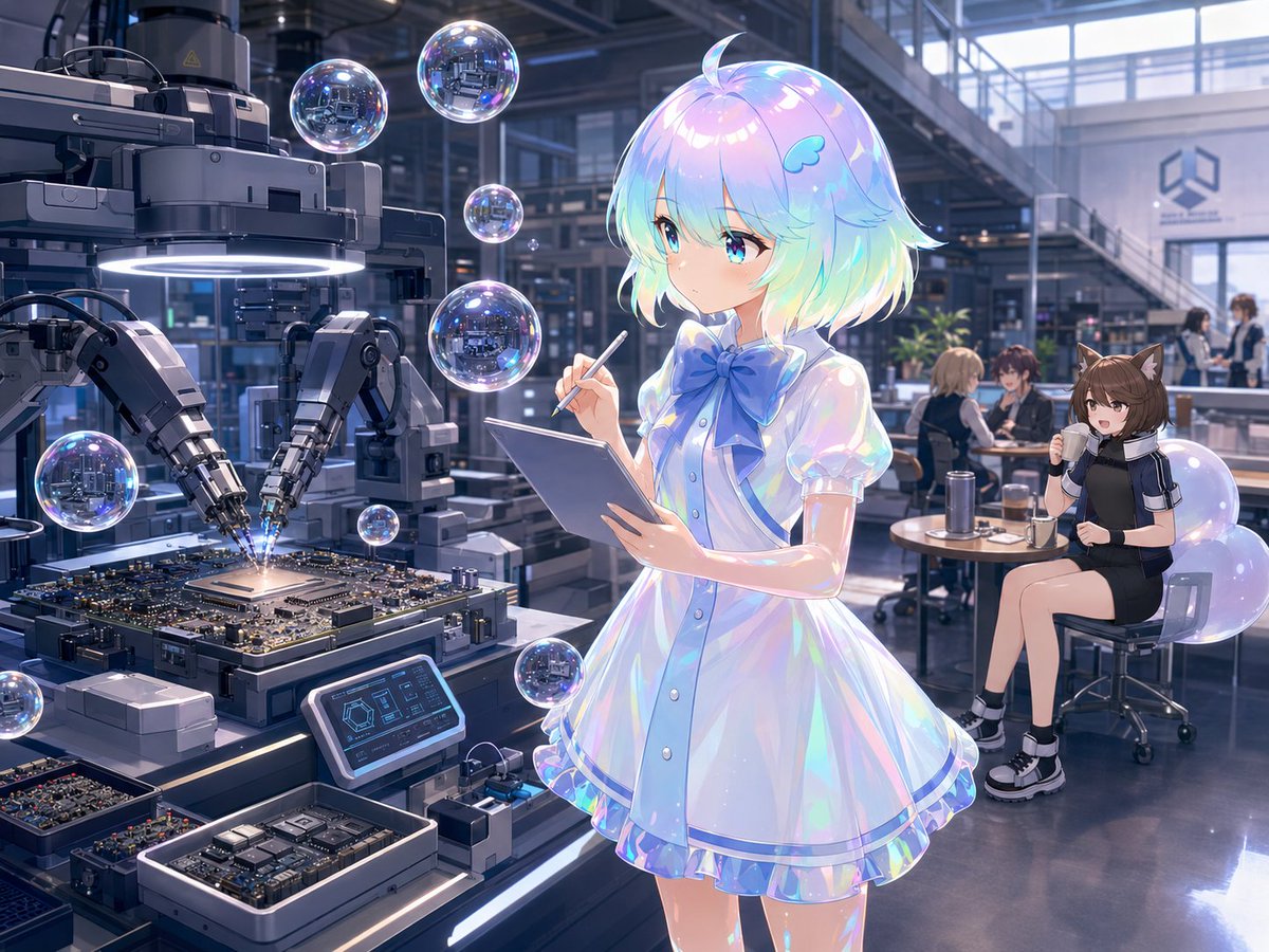 Ispezione Fabbrica SoC Sci-Fi Anime
