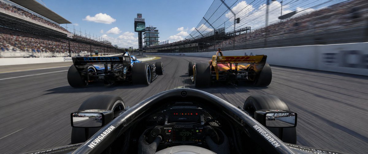 Ultrawide Indy Cockpit Racing View