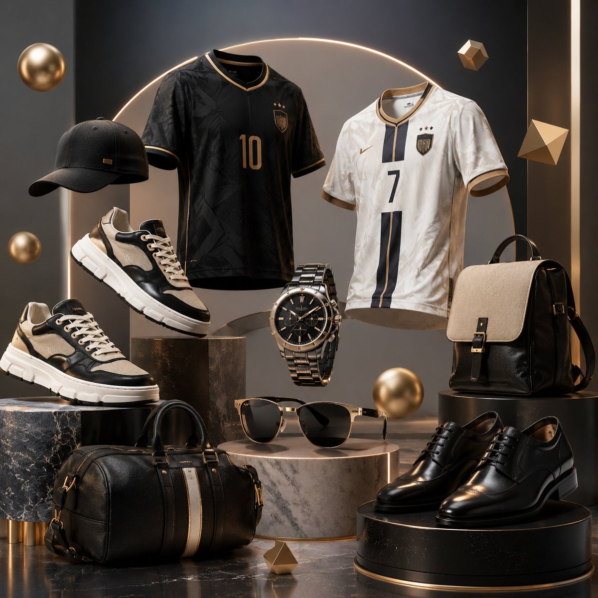 Luxury 3D Fashion Product Showcase