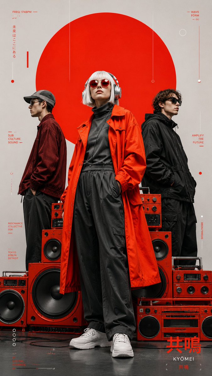 Poster Avant-Garde di Musica Elettronica