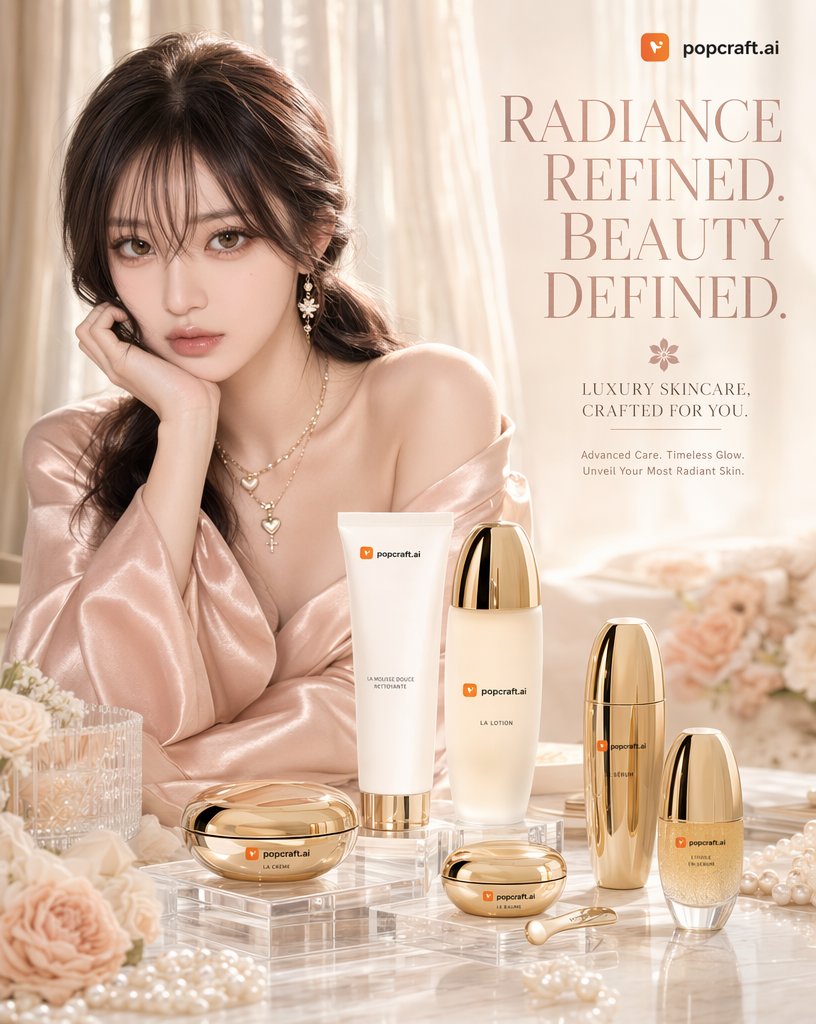 Luxury Skincare Campaign Ad