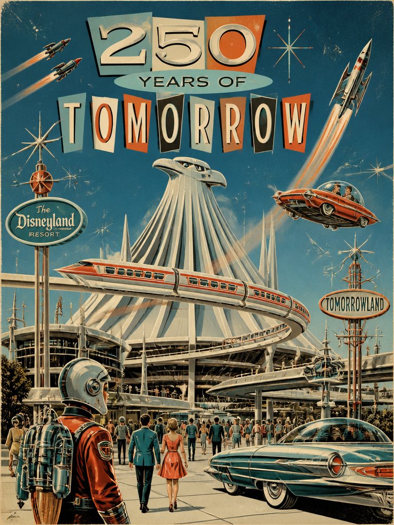 Illustrazione Streetwear Retrò Tomorrowland