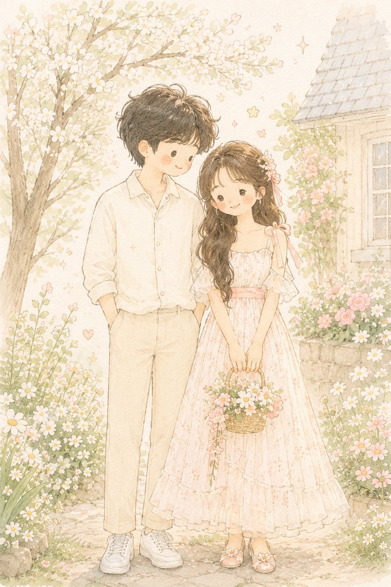 Hand-Drawn Storybook Portrait Illustration (1/2)