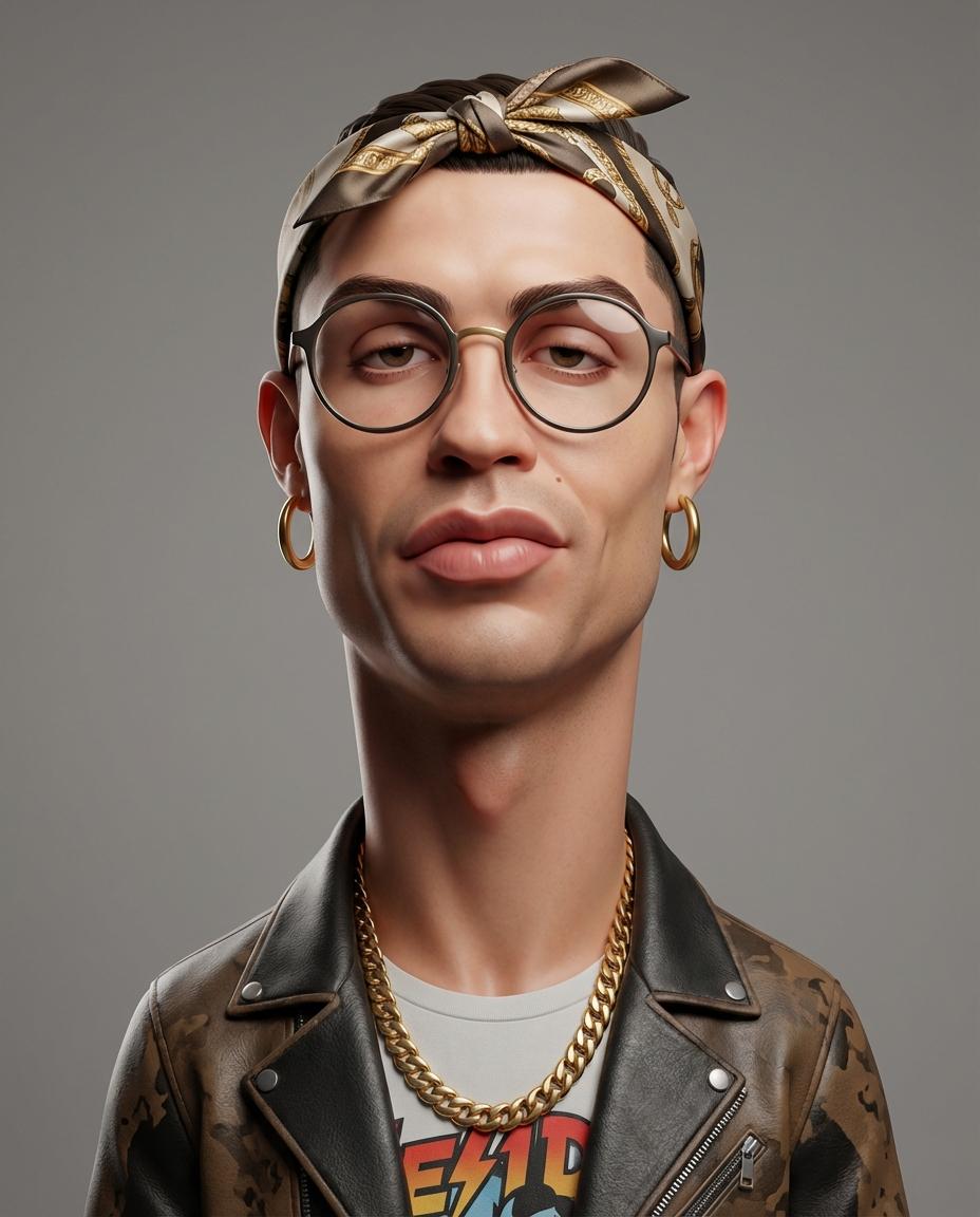 Stylized 3D Caricature Portrait (1/4)