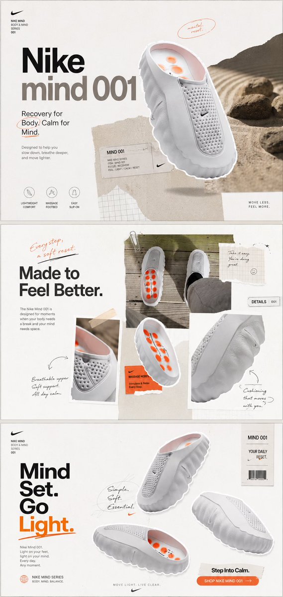 Nike Mind 001 Kampanya Düzeni