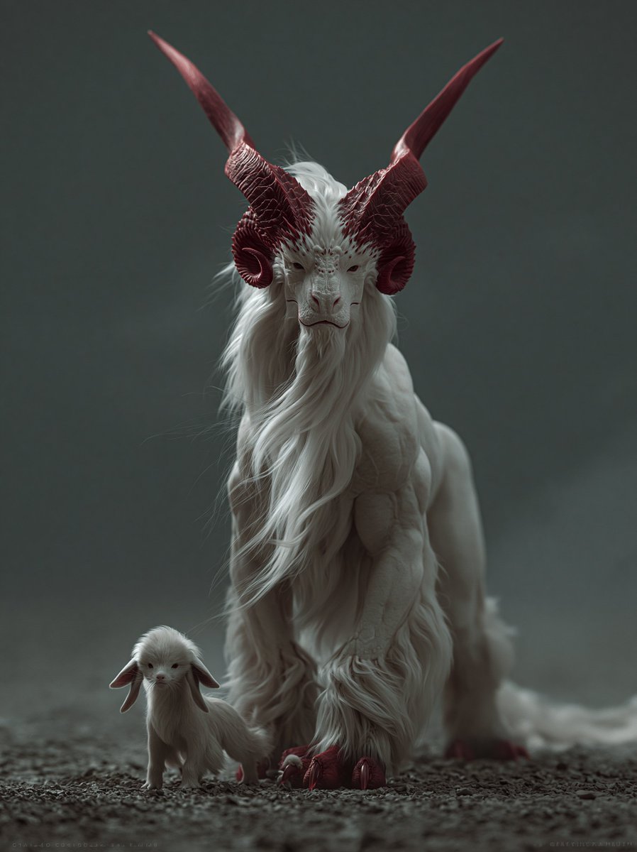 Guardiano Fantasy Bianco Cornuto