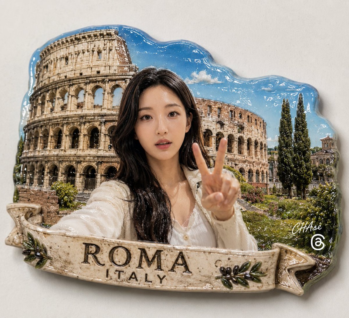 Landmark Souvenir Magnet Design (1/2)