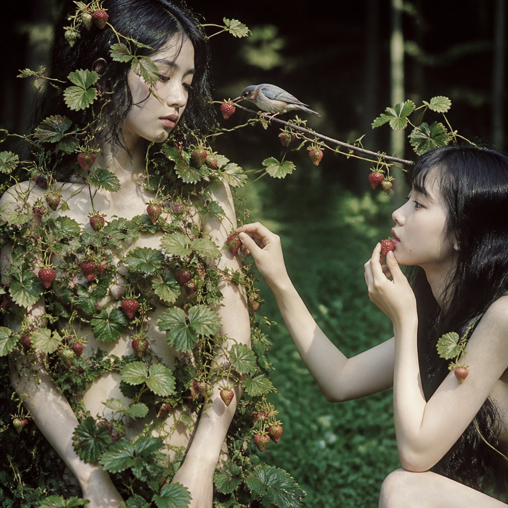 Surreal Strawberry Picking Forest (1/2)