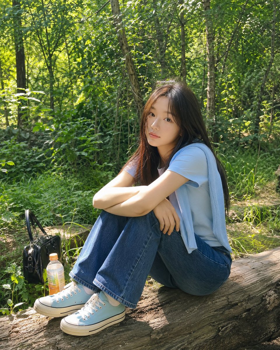Retrato de Estilo de Vida de Verano en el Bosque (1/2)