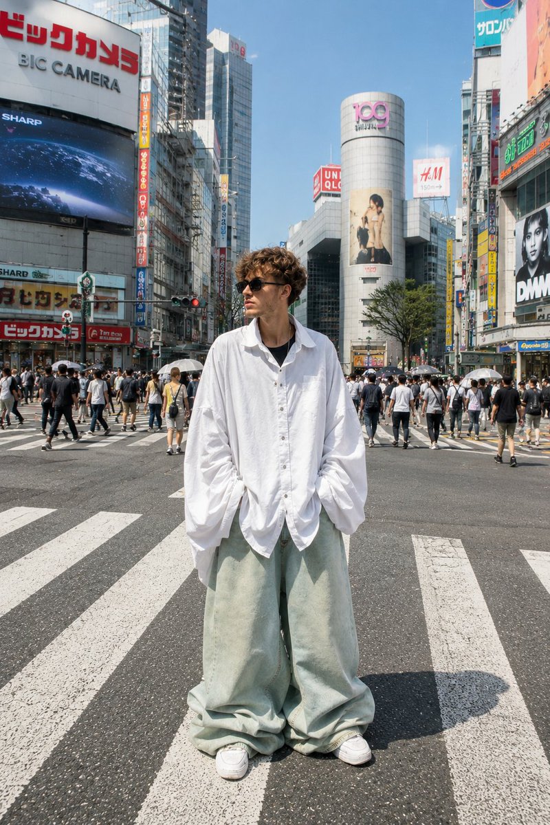 Tokyo Shibuya Sokak Giyimi Portresi