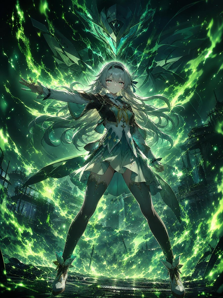 Visual Chiave Guerriera Anime Smeraldo
